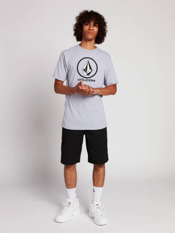 Crisp Stone Short Sleeve Tee - Heather Grey sold by Volcom