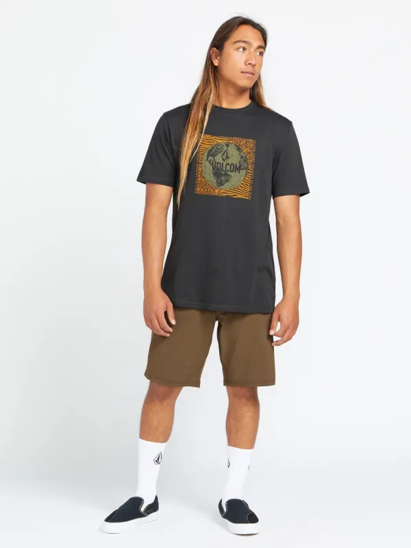 Earthtrippin Fty Short Sleeve Tee - Stealth made by Volcom