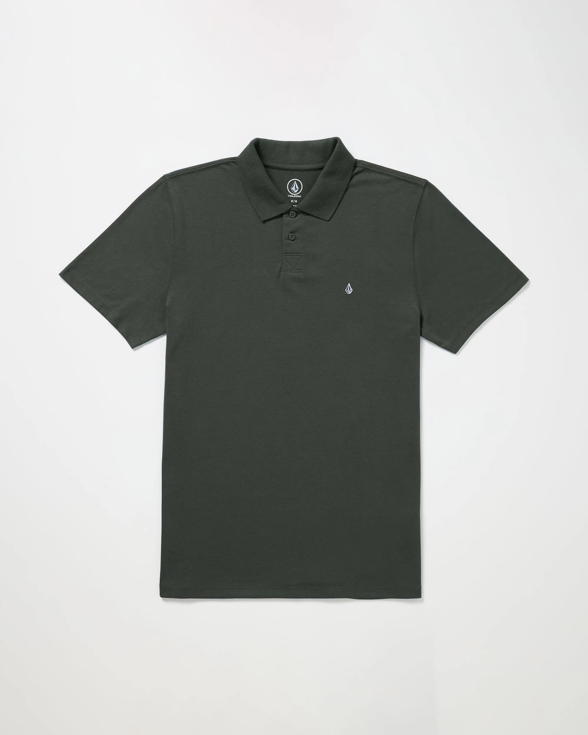 Middler Polo Short Sleeve Shirt - Asphalt Black sold by Volcom