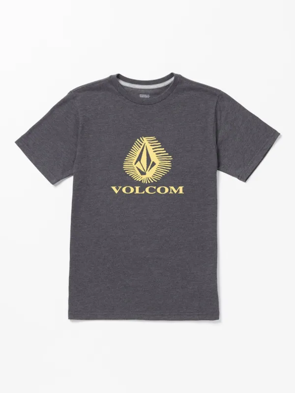 Big Boys Offshore Stone Short Sleeve Tee - Dark Black Heather sold by Volcom