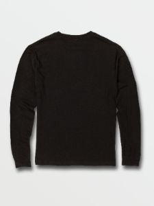 Big Boys Iconic Stone Long Sleeve Tee - Black sold by Volcom