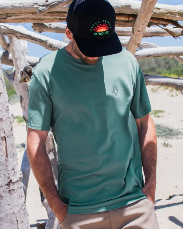 Stone Tech Short Sleeve Tee - Service Blue sold by Volcom