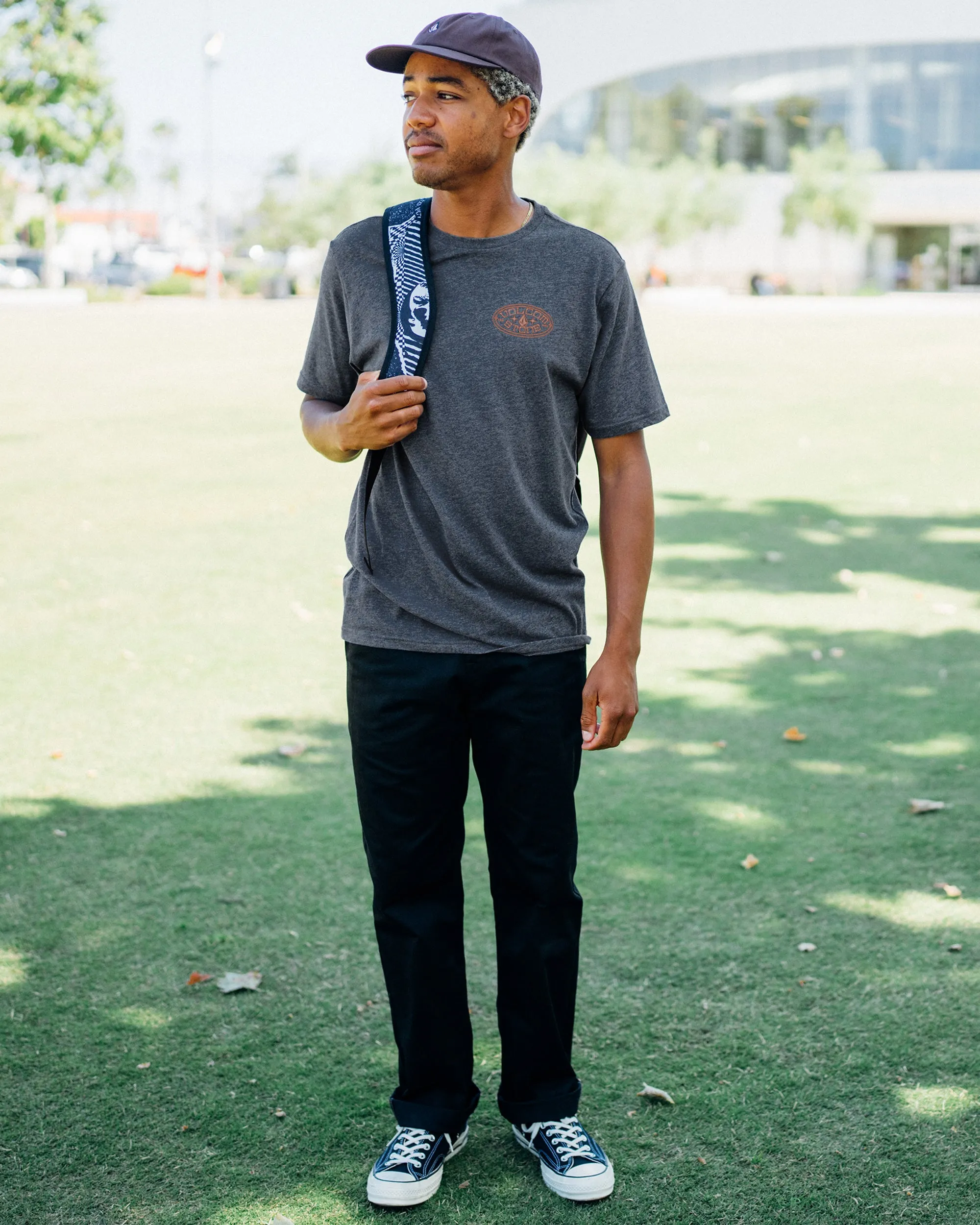 Duster Short Sleeve Tee - Navy Heather sold by Volcom