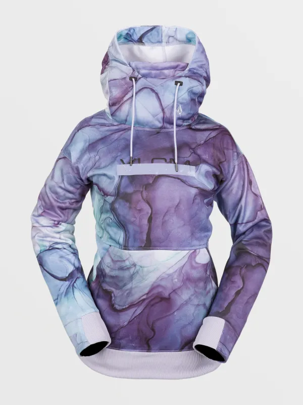 Womens Riding Hydro Hoodie - Glacier Ink sold by Volcom