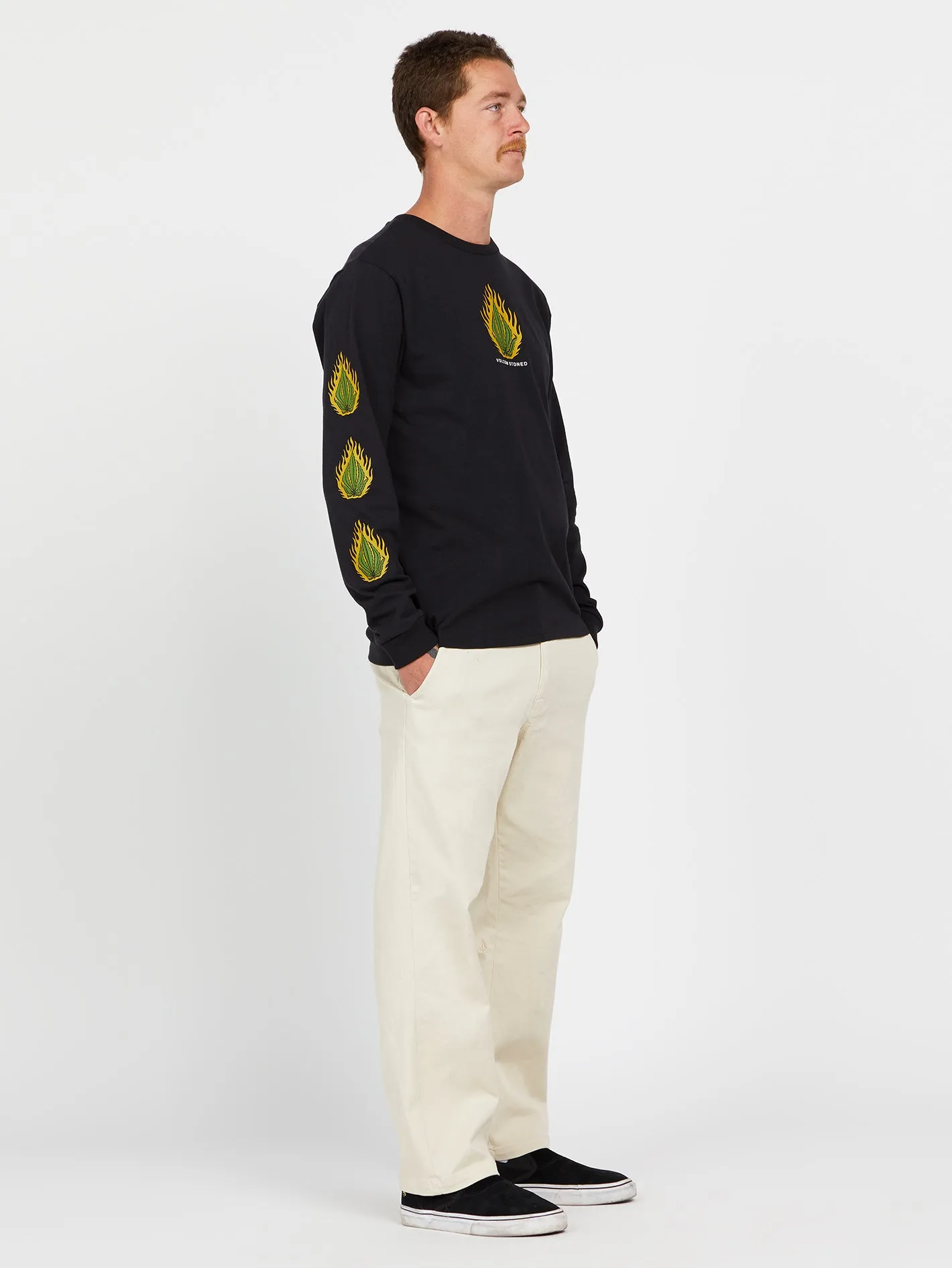 Skate Vitals Long Sleeve Tee - Black sold by Volcom product image thumbnail 3