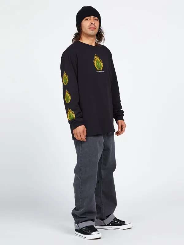 Skate Vitals Long Sleeve Tee - Black sold by Volcom