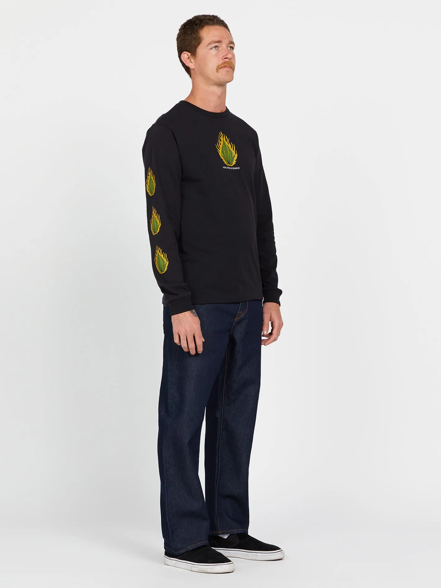 Skate Vitals Long Sleeve Tee - Black sold by Volcom product image thumbnail 2