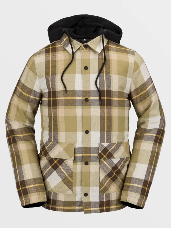 Mens Insulated Riding Flannel - Khakiest sold by Volcom