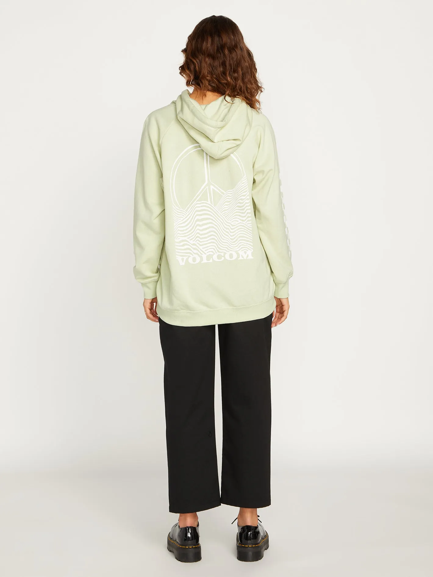 Truly Stoked Boyfriend Pullover Hoodie - Sage sold by Volcom product image thumbnail 2