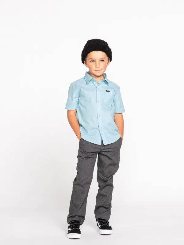Little Boys Frickin Modern Stretch Chino Pants - Charcoal Heather sold by Volcom