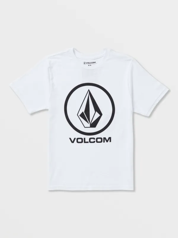Big Boys Circle Corp Short Sleeve Shirt - White sold by Volcom