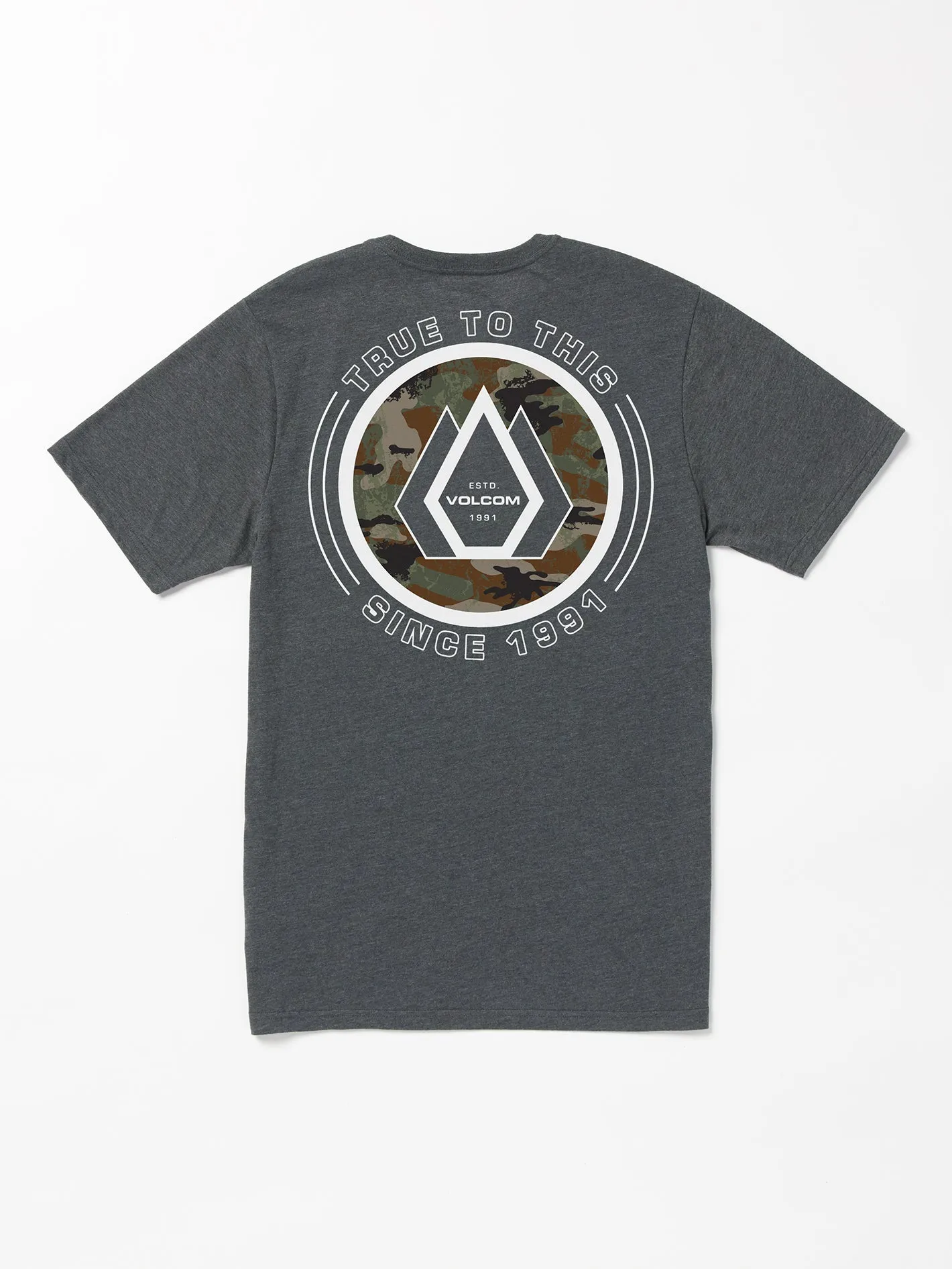 Linkfill Short Sleeve Tee - Dark Black Heather sold by Volcom product image thumbnail 4