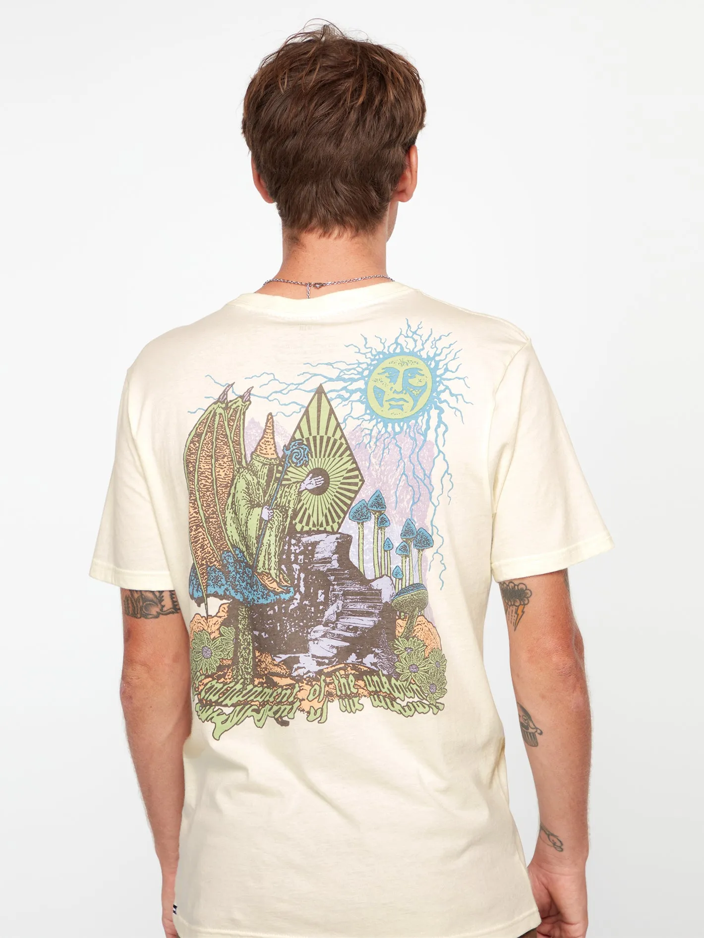 Skate Vitals Wizard Short Sleeve Tee - Off White sold by Volcom product image thumbnail 4