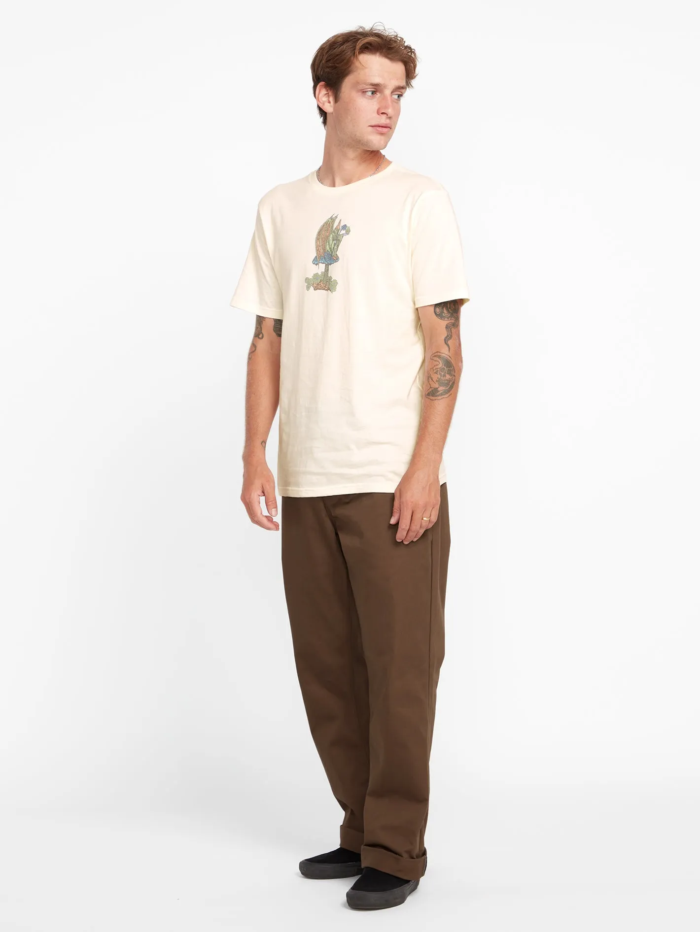 Skate Vitals Wizard Short Sleeve Tee - Off White sold by Volcom product image thumbnail 3