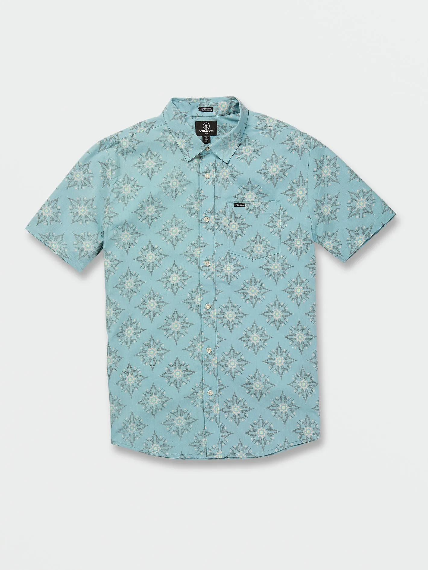 Throwing Star Short Sleeve Shirt - Coastal Blue sold by Volcom