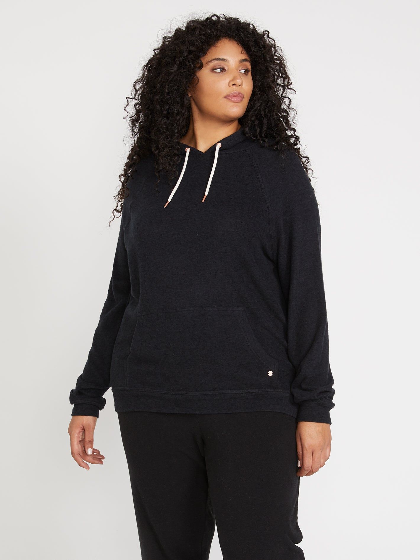 Lived In Lounge Hoodie Plus Size - Black sold by Volcom product image thumbnail 2