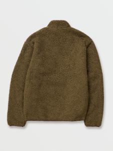 Muzzer Fuzzar Zip Fleece Jacket - Service Green sold by Volcom