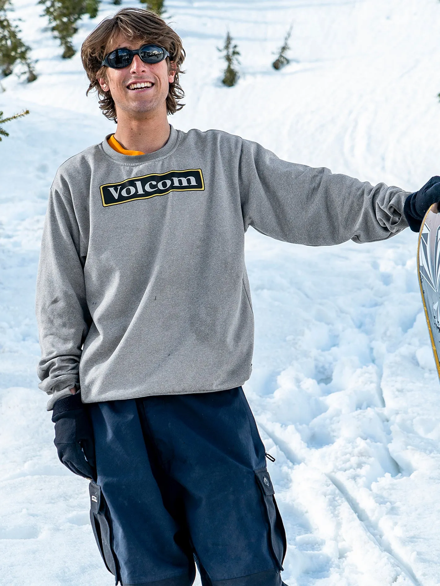 Mens Core Hydro Crew Pullover - Heather Grey sold by Volcom