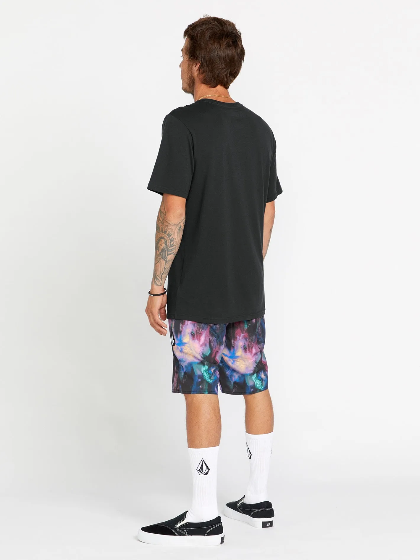 Visualizer Short Sleeve Tee - Washed Black Heather sold by Volcom product image thumbnail 4
