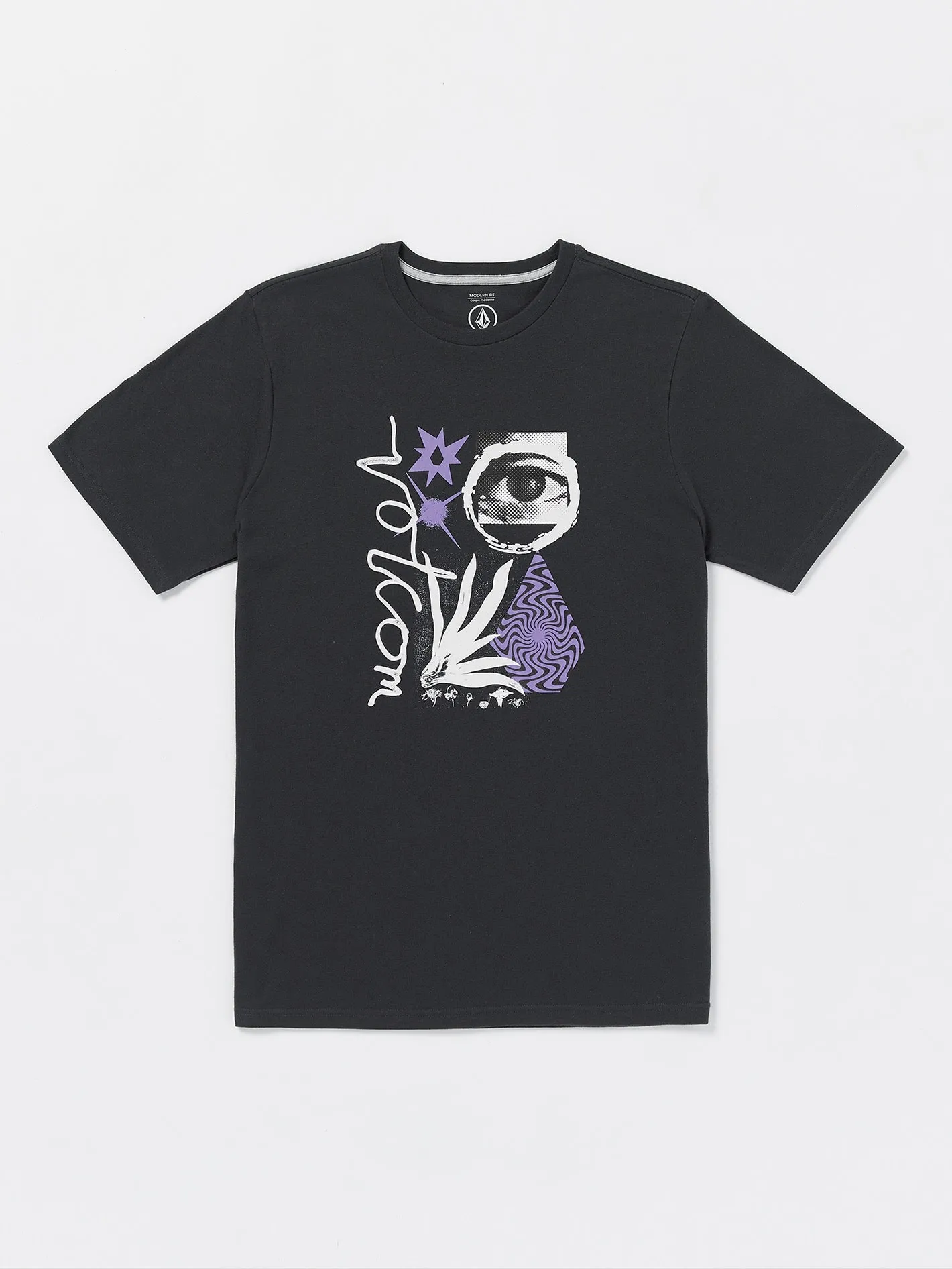 Visualizer Short Sleeve Tee - Washed Black Heather sold by Volcom