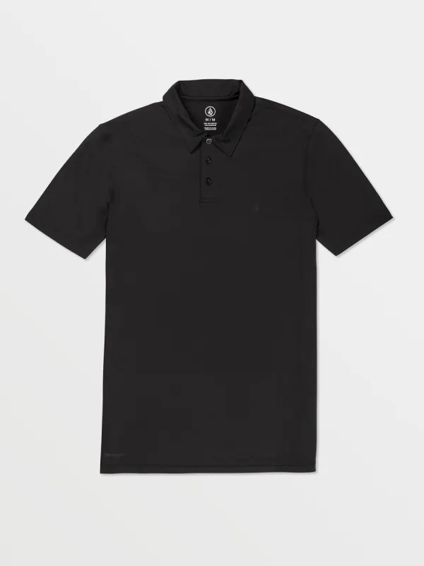 Hazard Pro Polo Short Sleeve Shirt - Black sold by Volcom