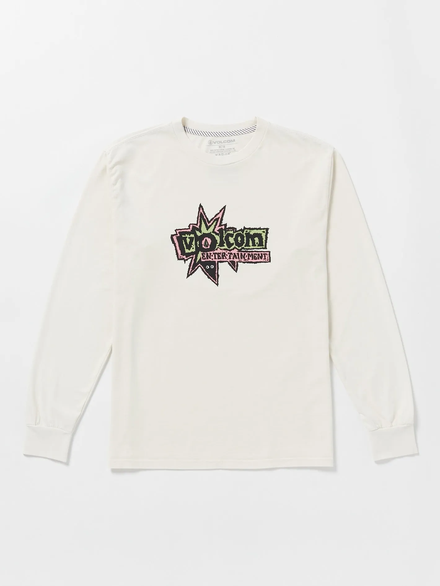 Volcom Entertainment Fat Tony Long Sleeve Tee - Off White sold by Volcom product image thumbnail 4