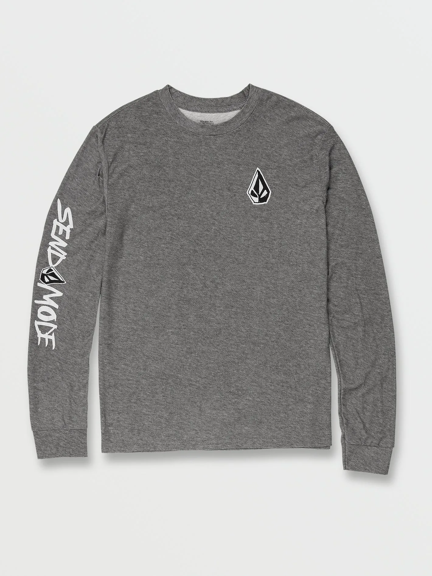 Big Boys Send Mode Tech Long Sleeve Tee - Charcoal Heather sold by Volcom product image thumbnail 2
