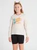 Big Girls made From Stoke Long Sleeve Tee - Bone sold by Volcom