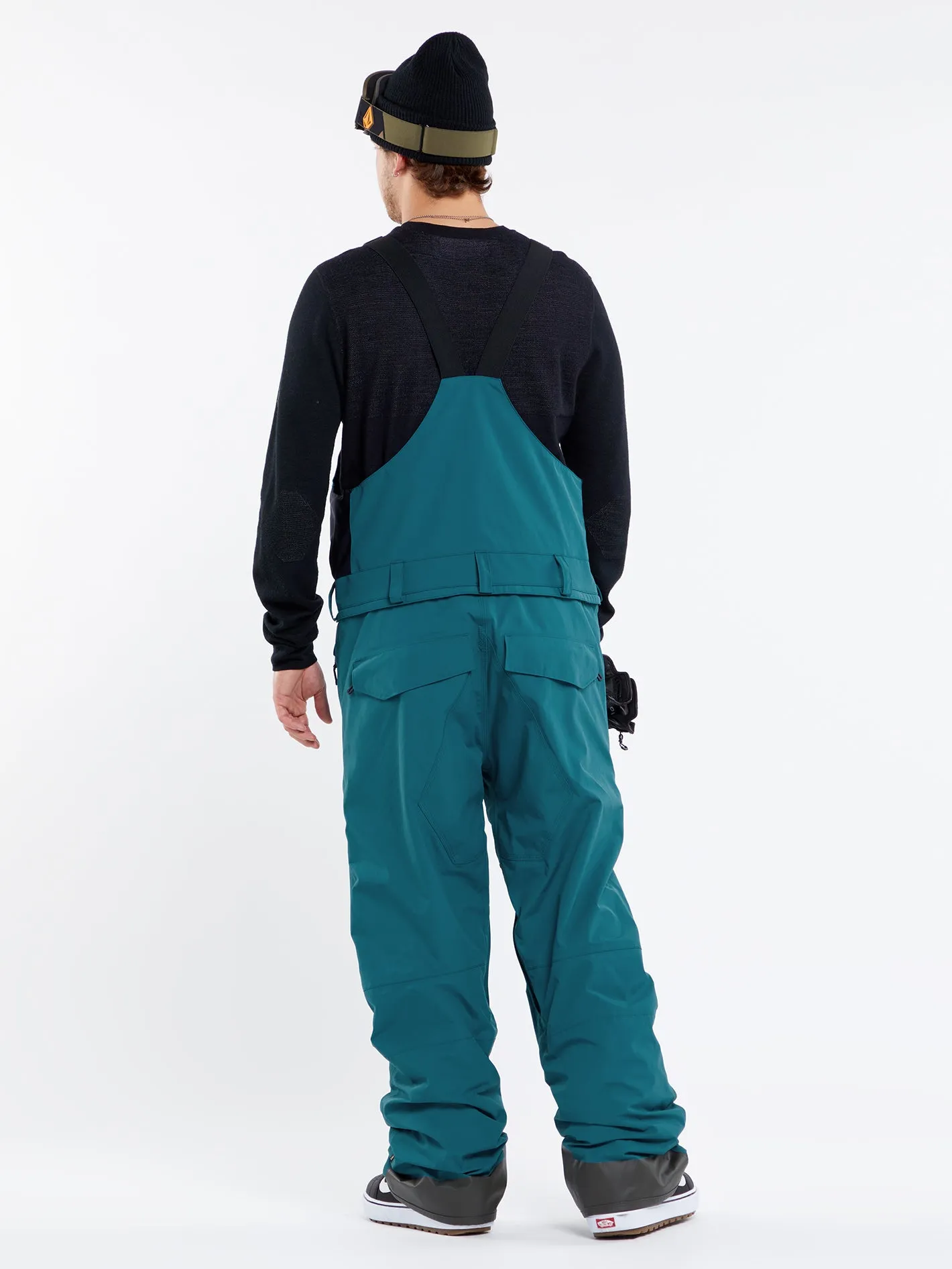 Mens Rain Gore-Tex Bib Overalls - Blue sold by Volcom product image thumbnail 2