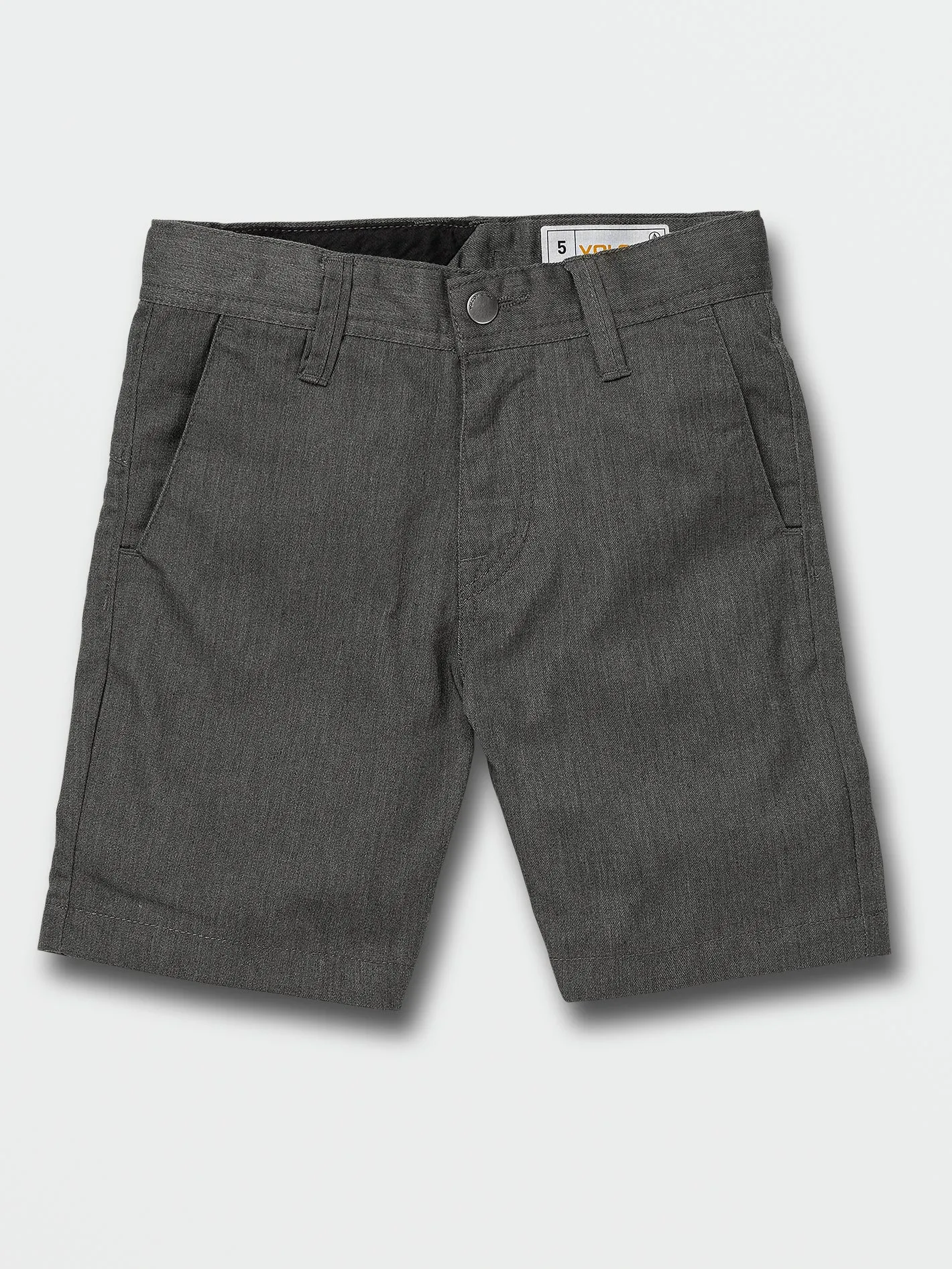 Little Boys Frickin Chino Shorts - Charcoal Heather sold by Volcom product image thumbnail 2