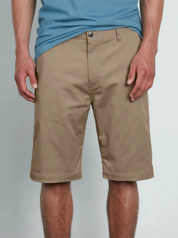 Vmonty Stretch Shorts - Khaki sold by Volcom