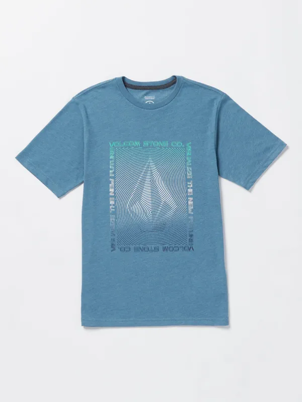 Big Boys Visualizer Short Sleeve Tee - Indigo Ridge Heather sold by Volcom