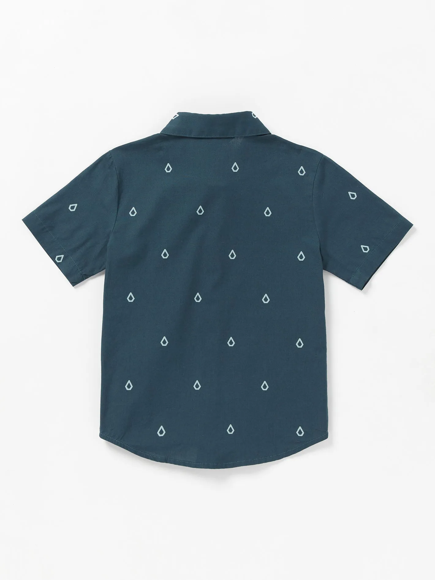 Little Boys Patterson Short Sleeve Woven Shirt - Faded Navy sold by Volcom product image thumbnail 2