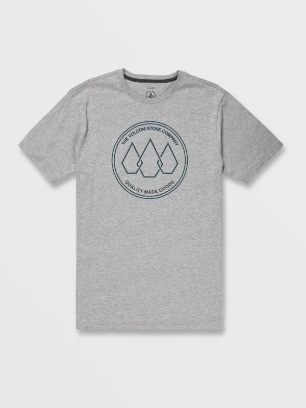 Stone Link Short Sleeve Tee - Ash Heather sold by Volcom
