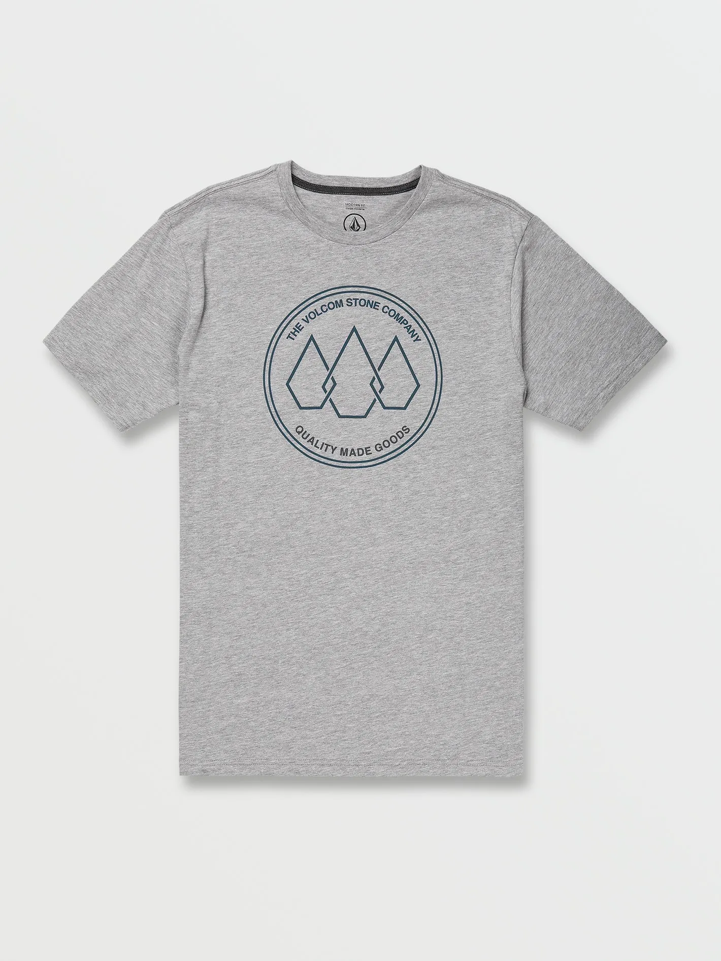 Stone Link Short Sleeve Tee - Ash Heather sold by Volcom