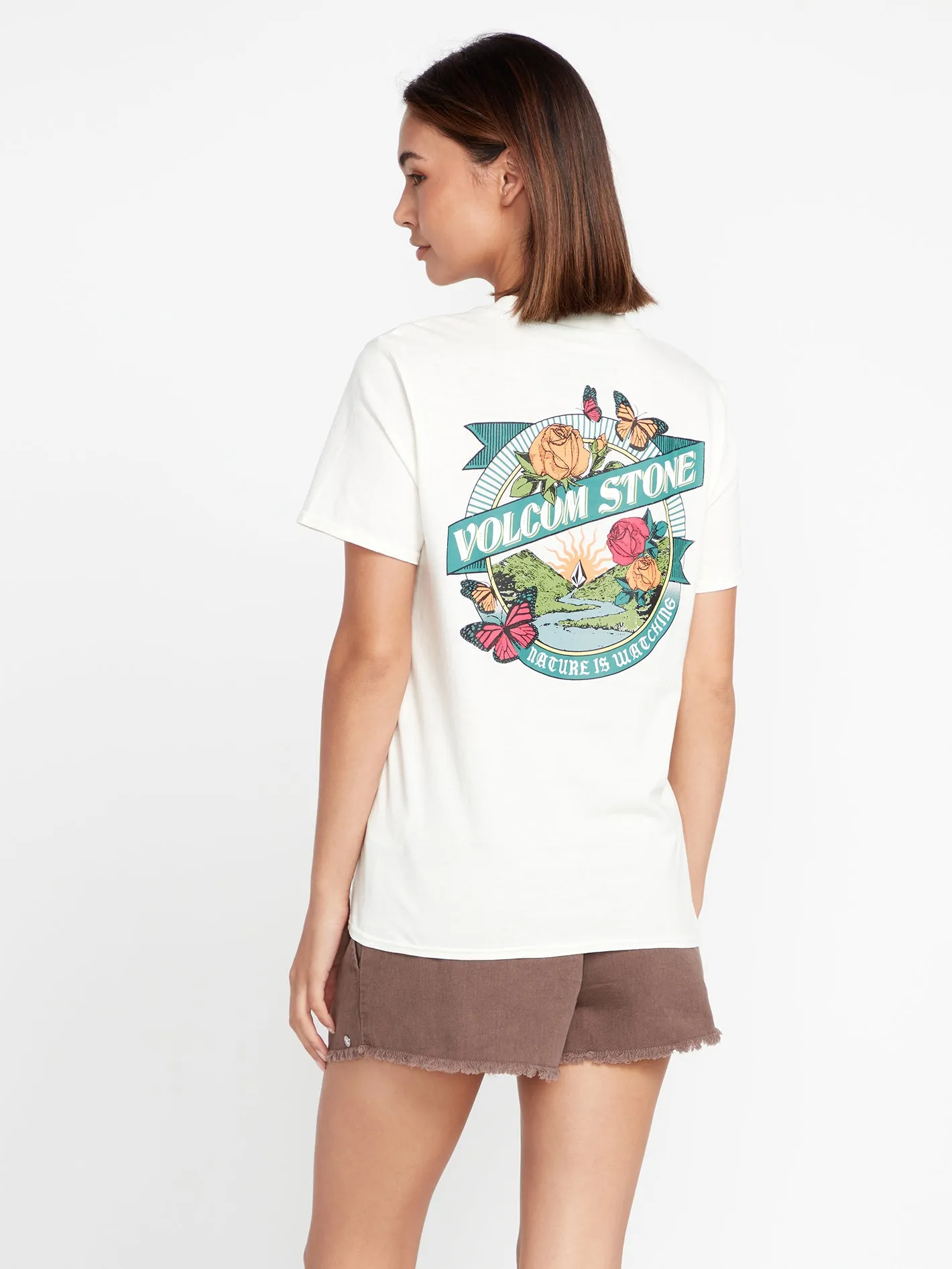 Lock It Up Short Sleeve Tee - Star White sold by Volcom