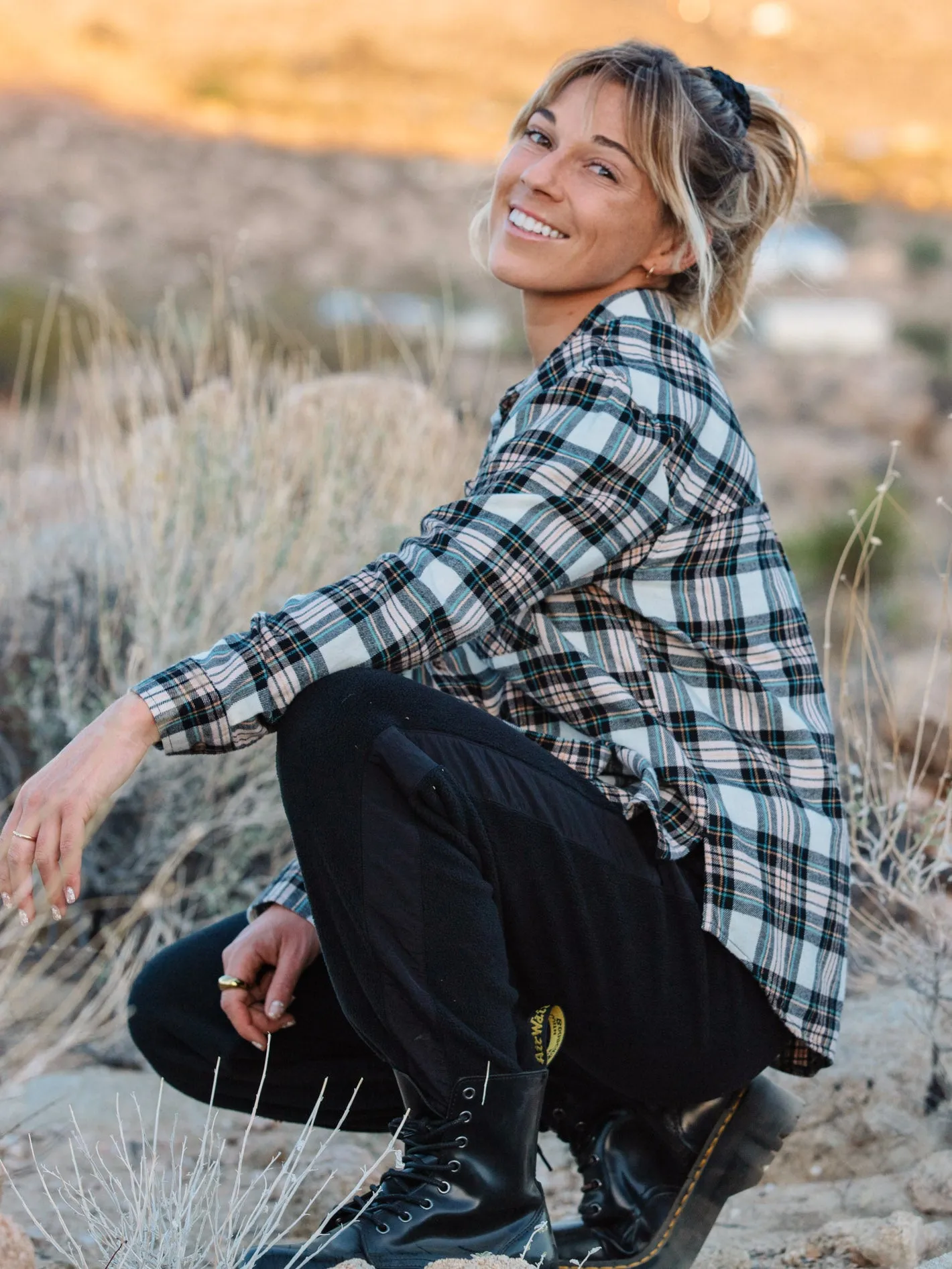 Plaid to Meet U Long Sleeve Flannel - Mushroom sold by Volcom