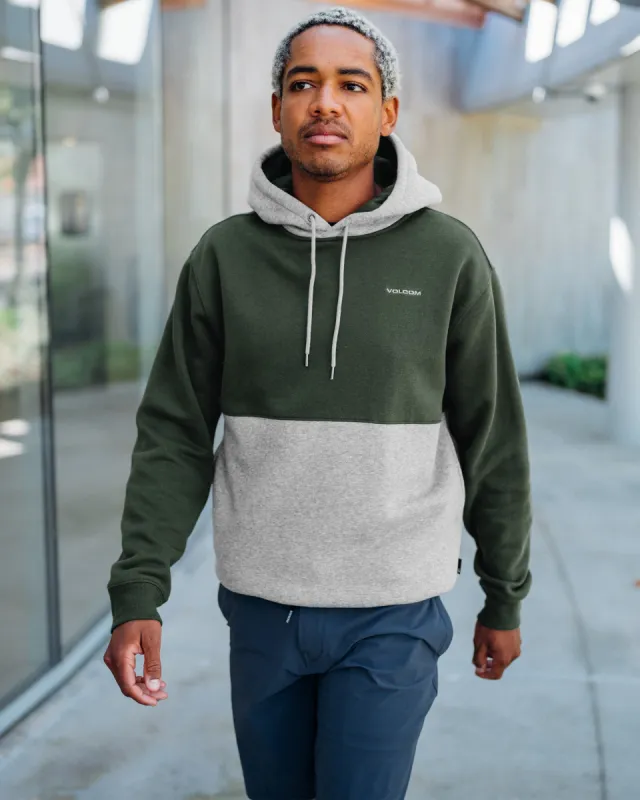 Divided Pullover Hoodie - Dark Forest sold by Volcom