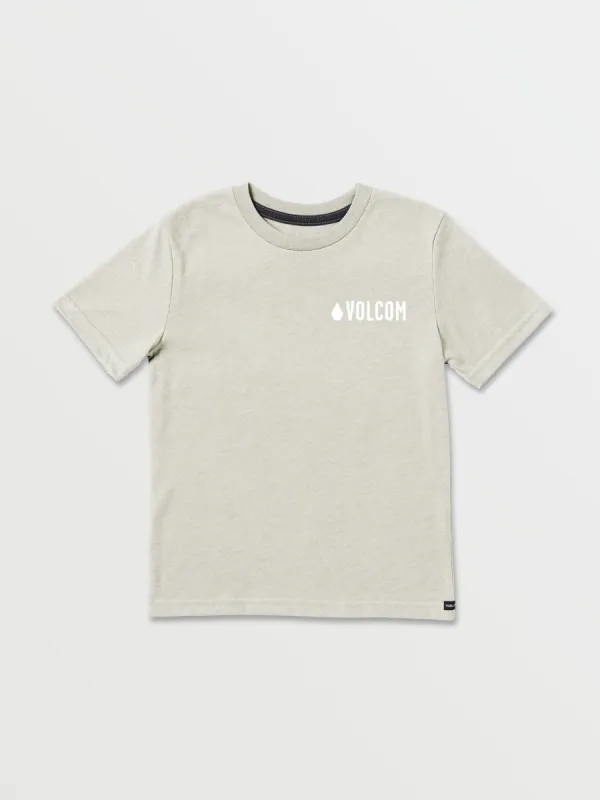 Little Boys Print Fill Short Sleeve Tee - Bone Heather sold by Volcom