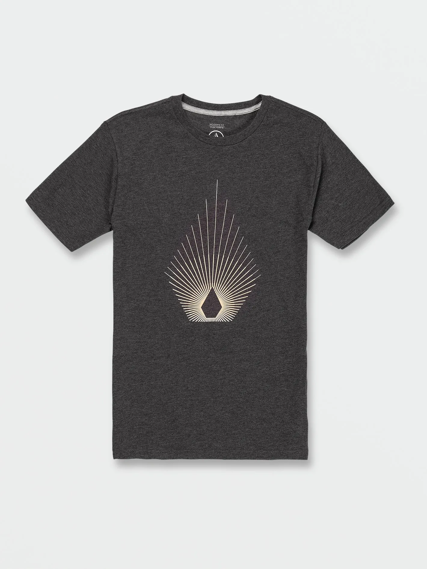 Big Boys Blister Short Sleeve Tee - Dark Black Heather sold by Volcom