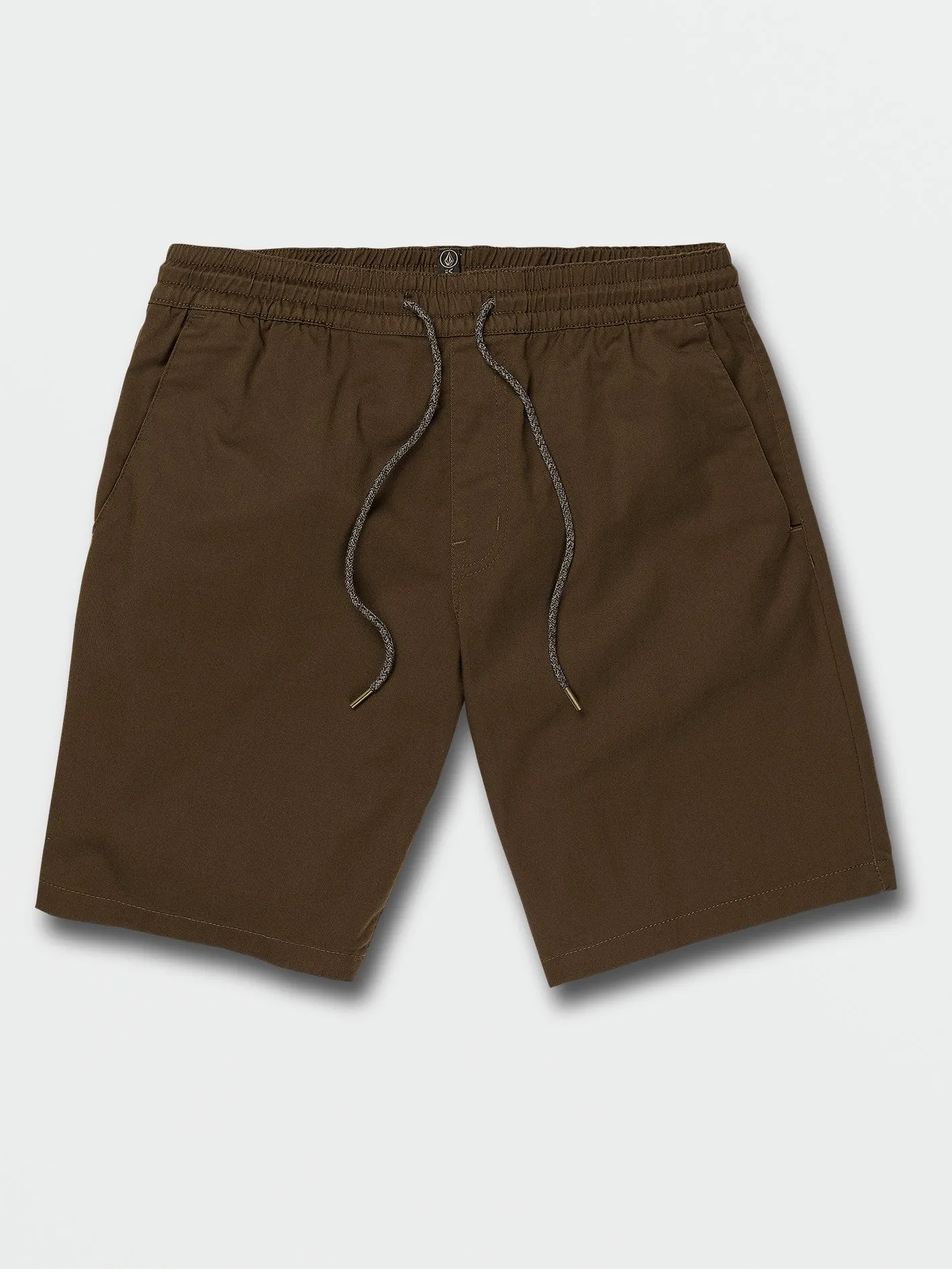 Frickin Elastic Waist Shorts - Dark Earth sold by Volcom