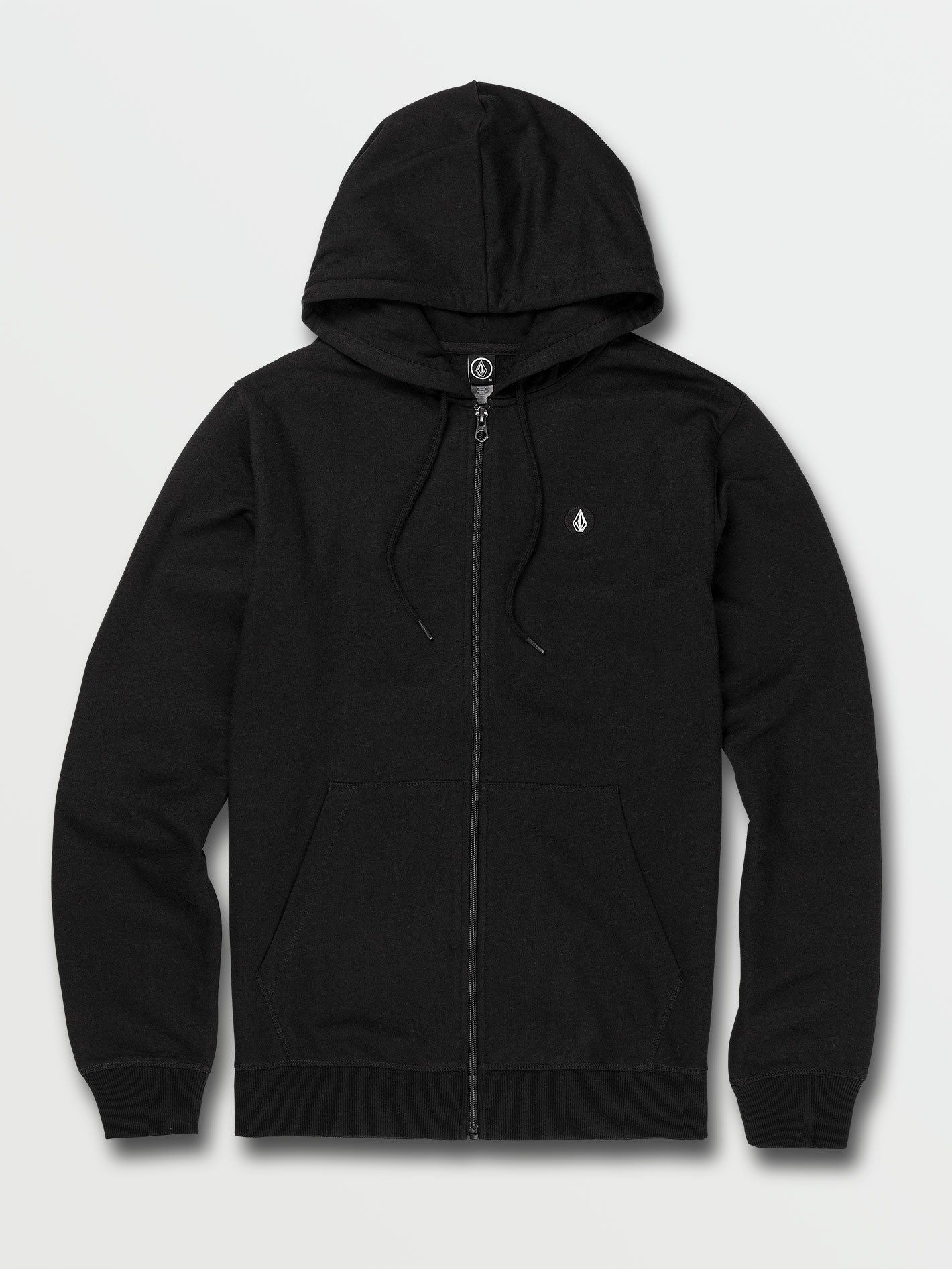 Foreman Zip Fleece Hoodie - Black sold by Volcom