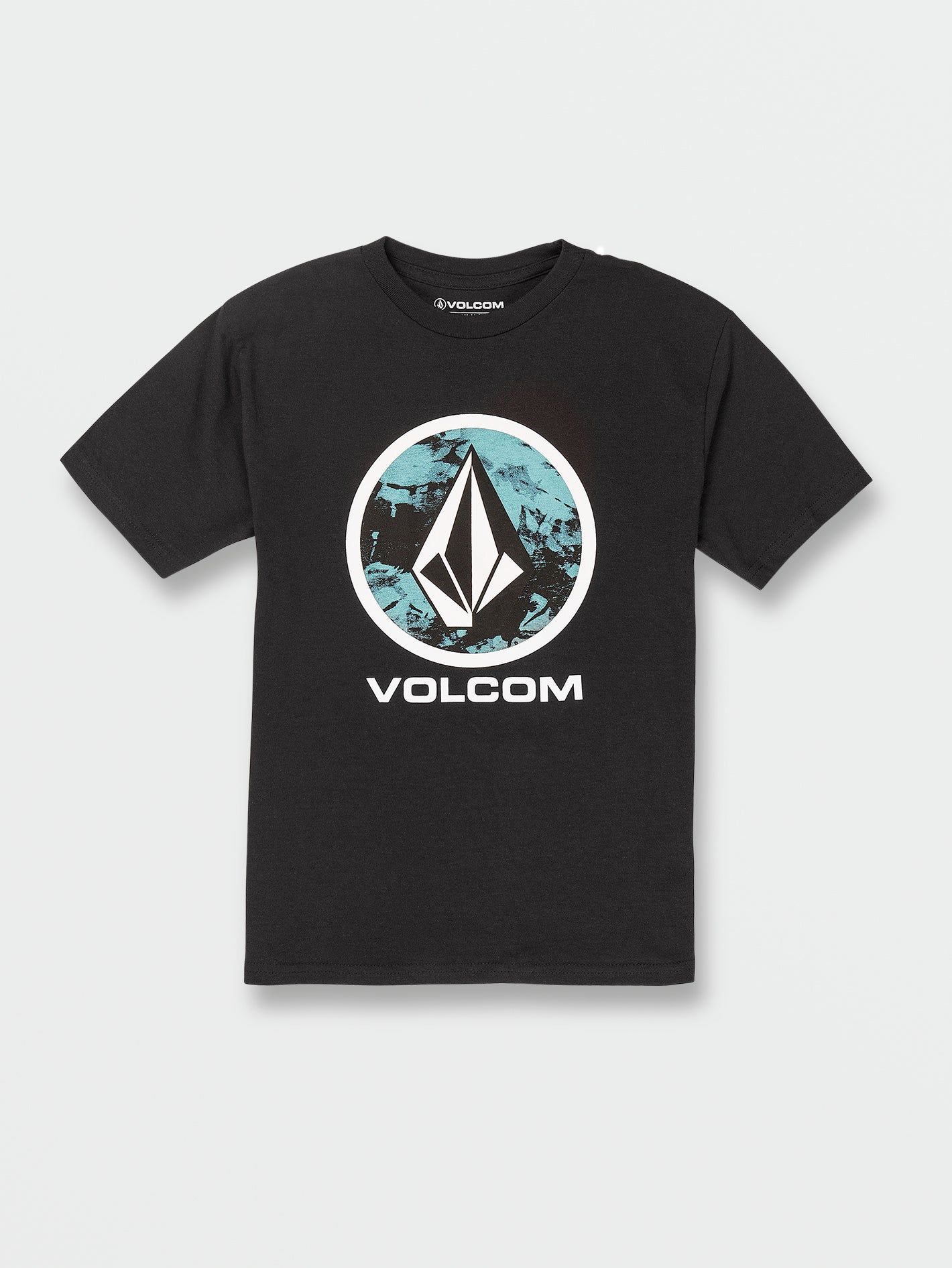 Big Boys Crisp Stone Short Sleeve Tee - Black sold by Volcom