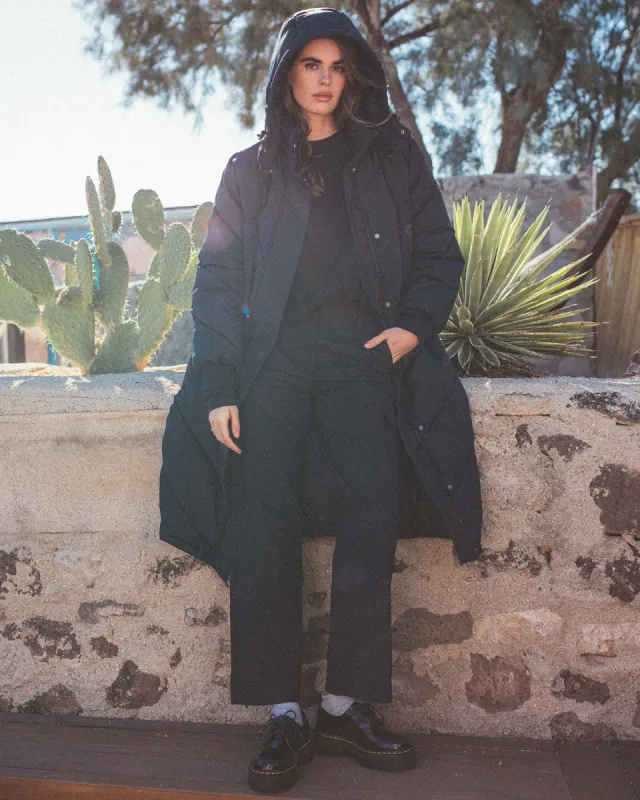 Alldaylong Puff Jacket - Black sold by Volcom