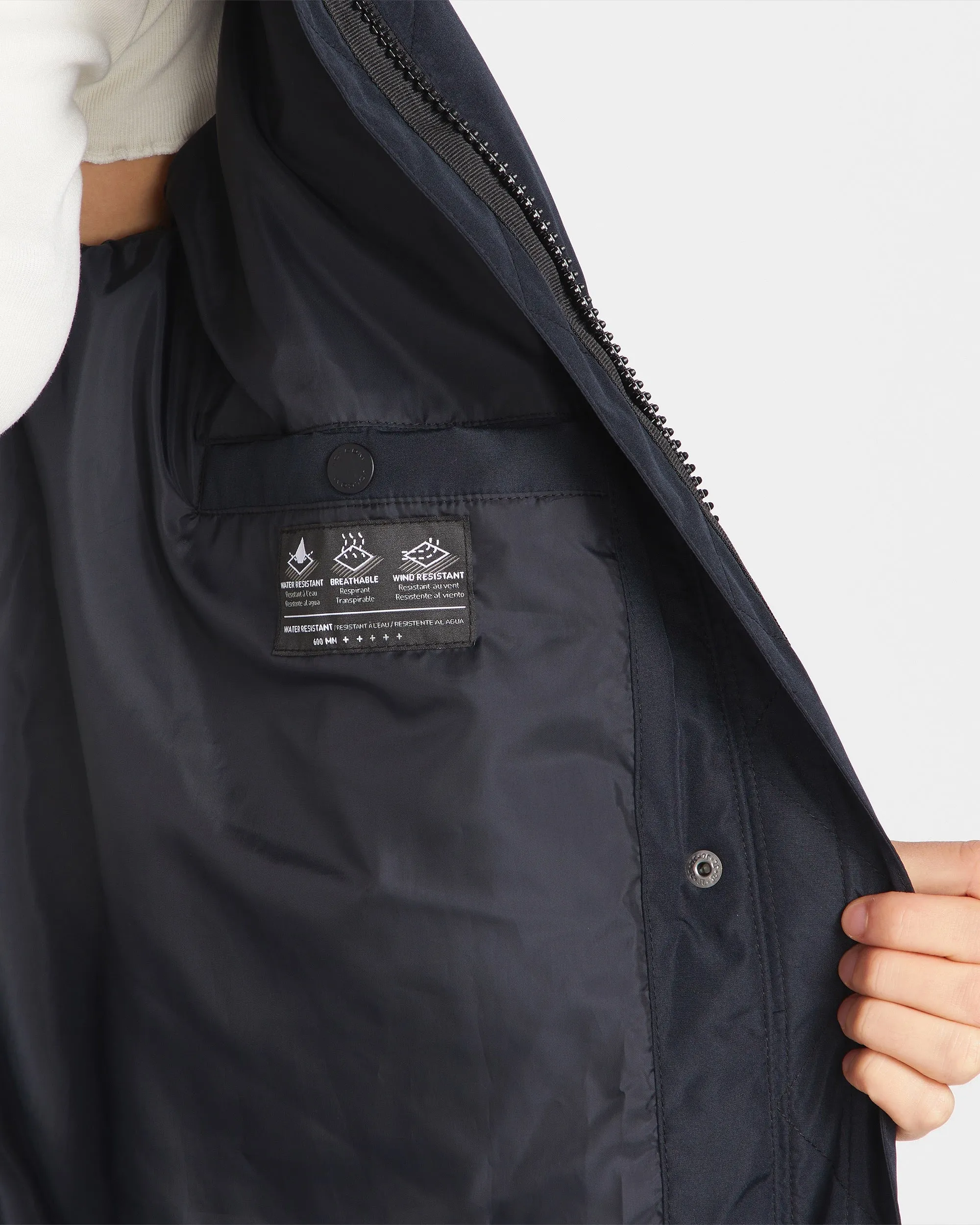 Alldaylong Puff Jacket - Black sold by Volcom product image thumbnail 5