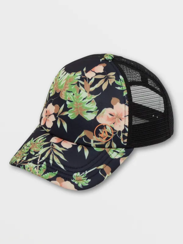 Into Paradise Hat - Black Combo sold by Volcom