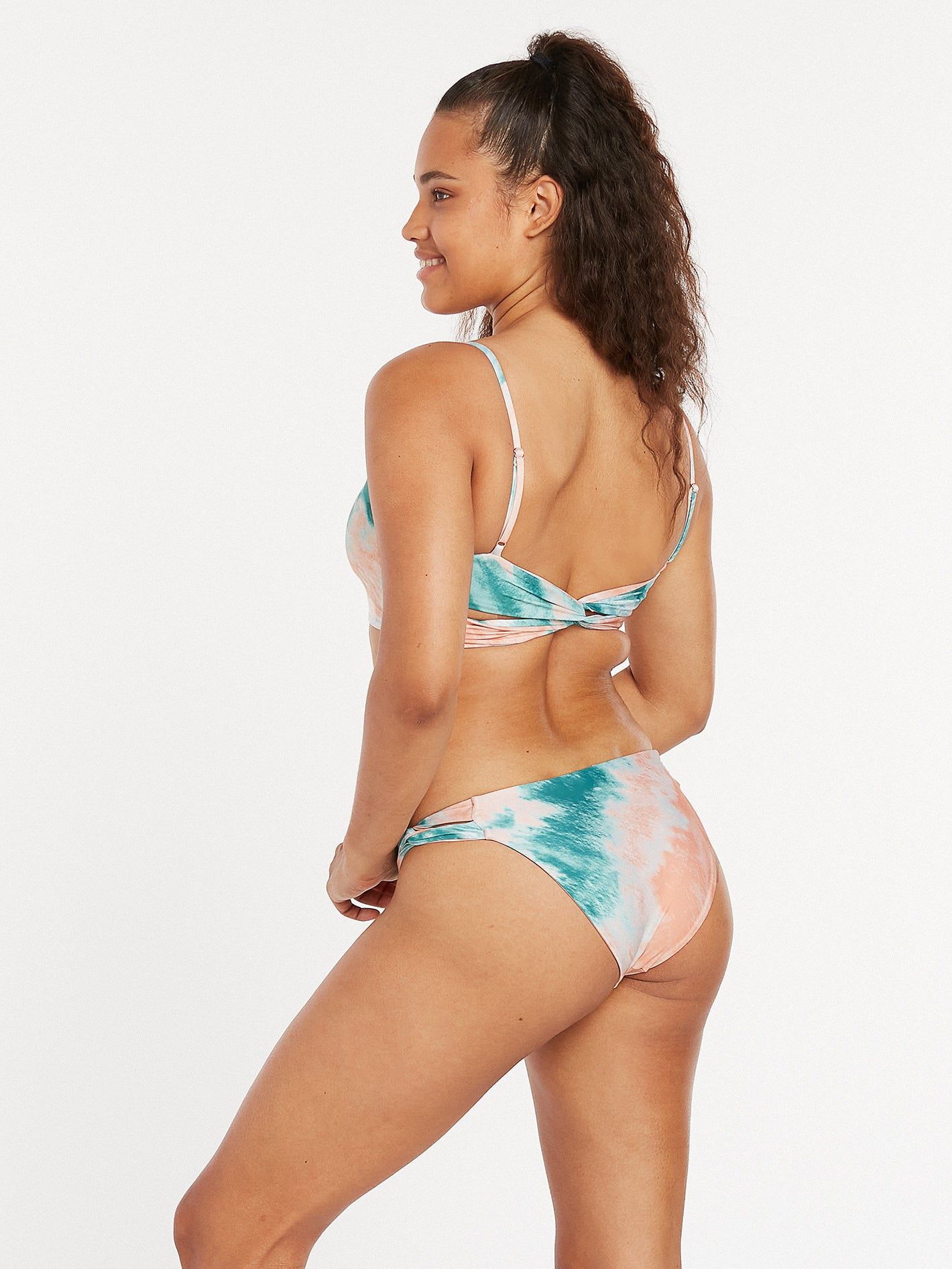 Blurred Lines Hipster Bikini Bottom - Hazey Pink sold by Volcom