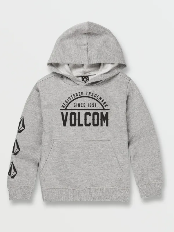 Little Boys Roundabout Pullover Fleece Hoodie - Heather Grey 2 sold by Volcom