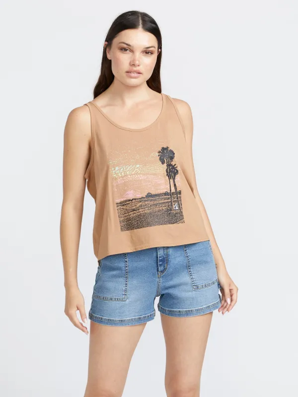 To The Bank Tank - Mocha sold by Volcom