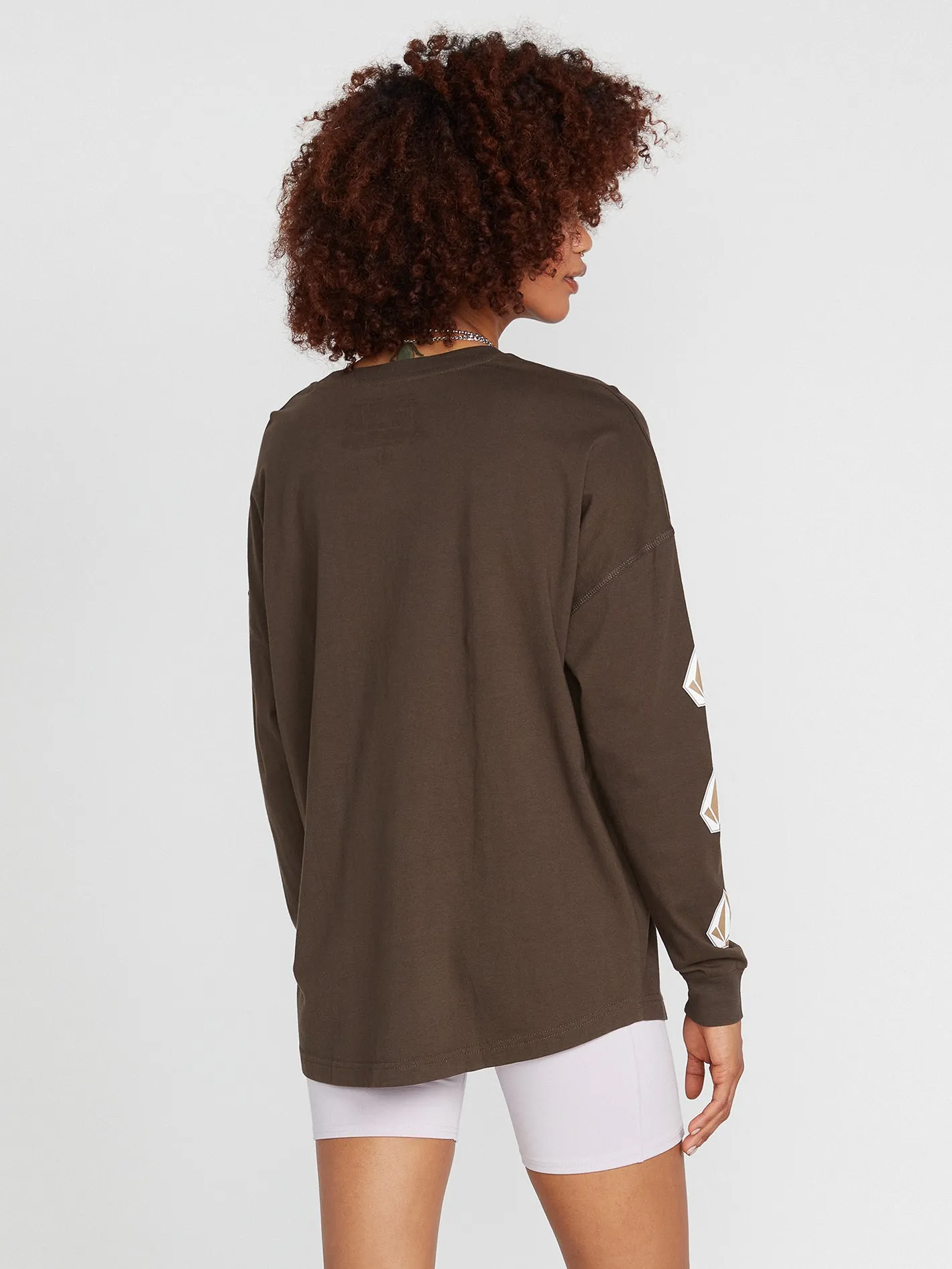 Iconic Stones Long Sleeve Tee - Espresso sold by Volcom product image thumbnail 2